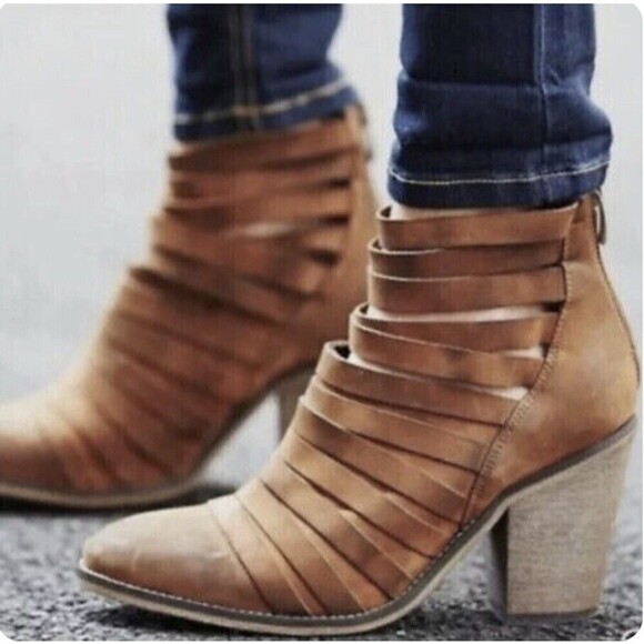 Free People Hybrid Strappy Boot (EU 40) cognac - Picture 4 of 12